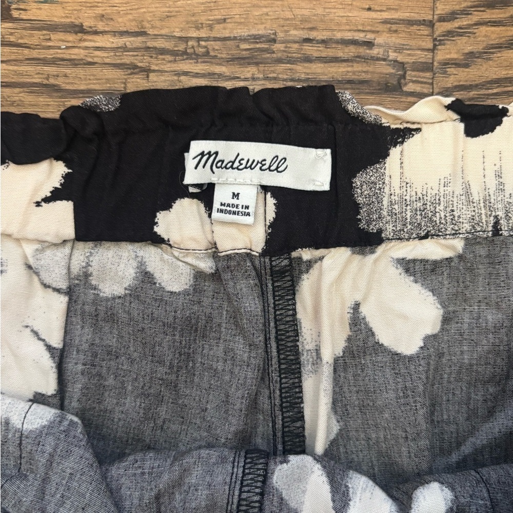Madewell Drapey pull-on shorts floral ikat Flowy - Picture 8 of 11